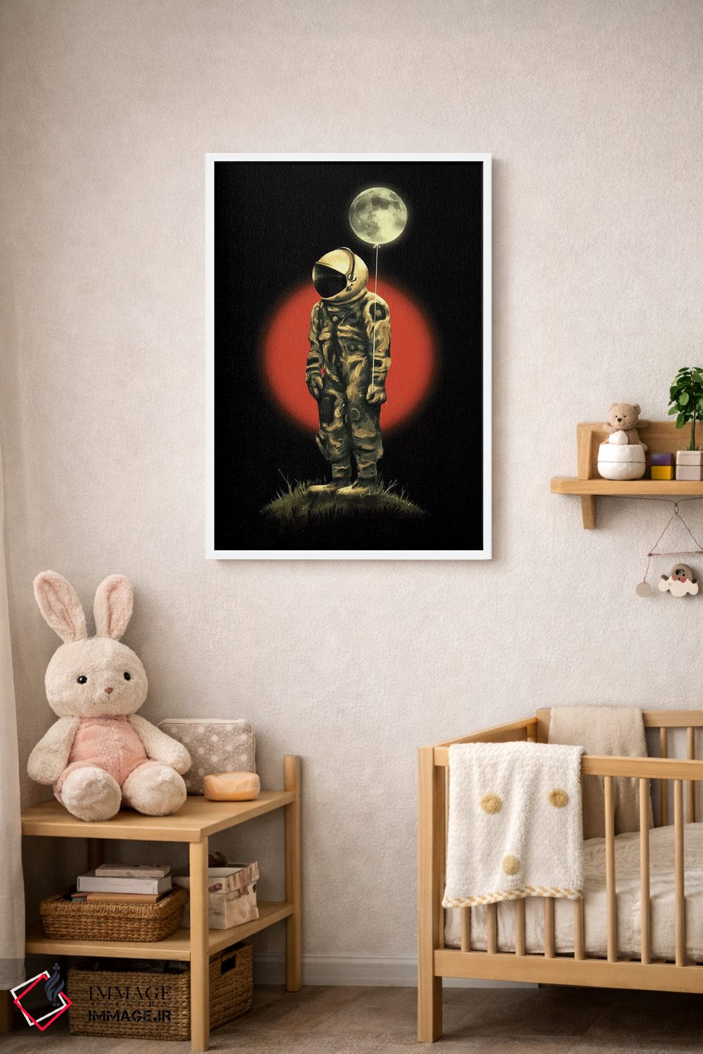 تابلو دکوراتیو مرا به ماه ببر اثر نایس بلید - D3W