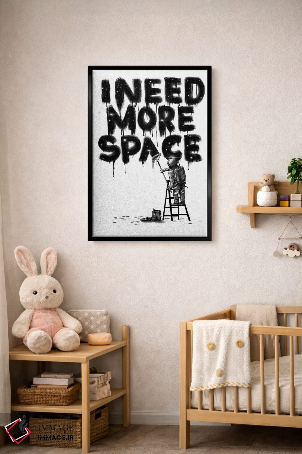 تابلو دکوراتیو من به فضای بیشتری نیاز دارم ۲ اثر نایس بلید - D5B