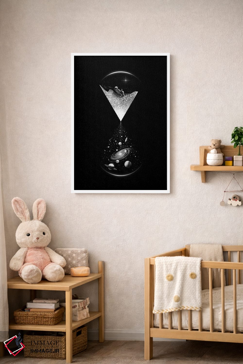 تابلو دکوراتیو فضازمان اثر نایس بلید - D5W