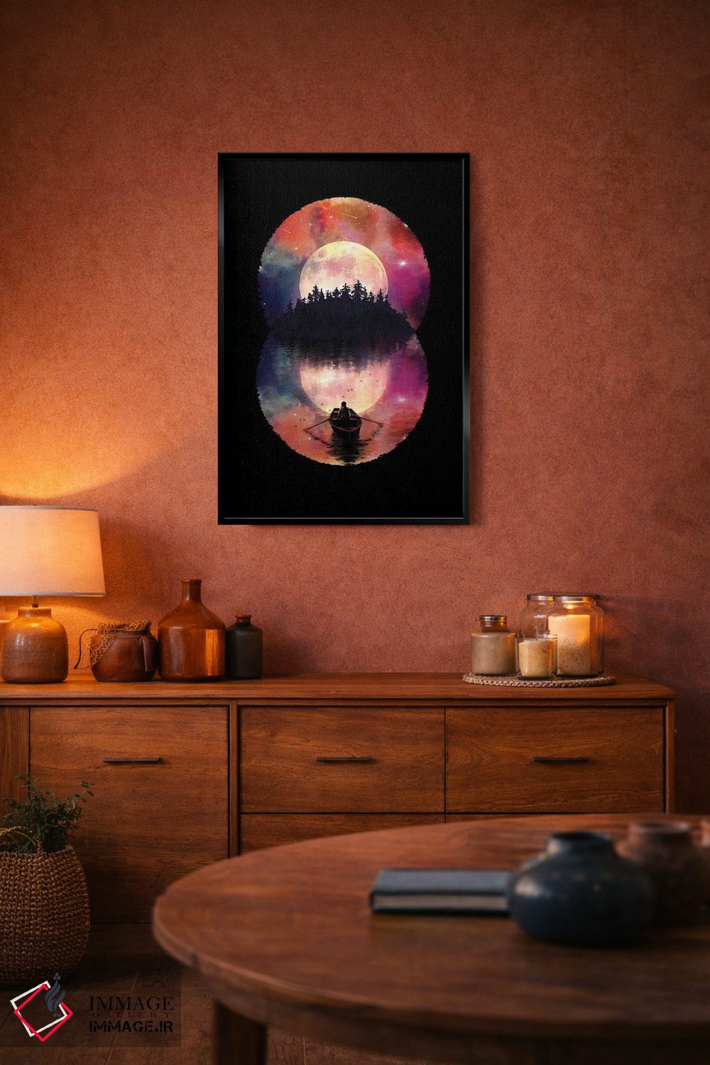 تابلو دکوراتیو اتحاد طبیعت اثر نایس بلید - D4B