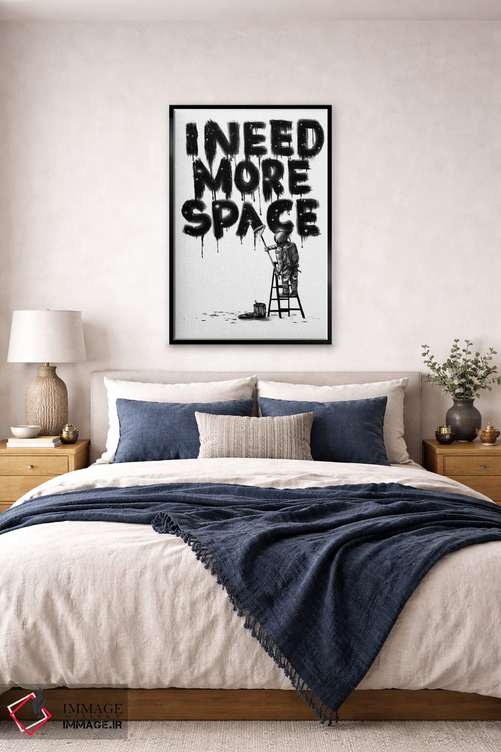 تابلو دکوراتیو من به فضای بیشتری نیاز دارم ۲ اثر نایس بلید - D6B