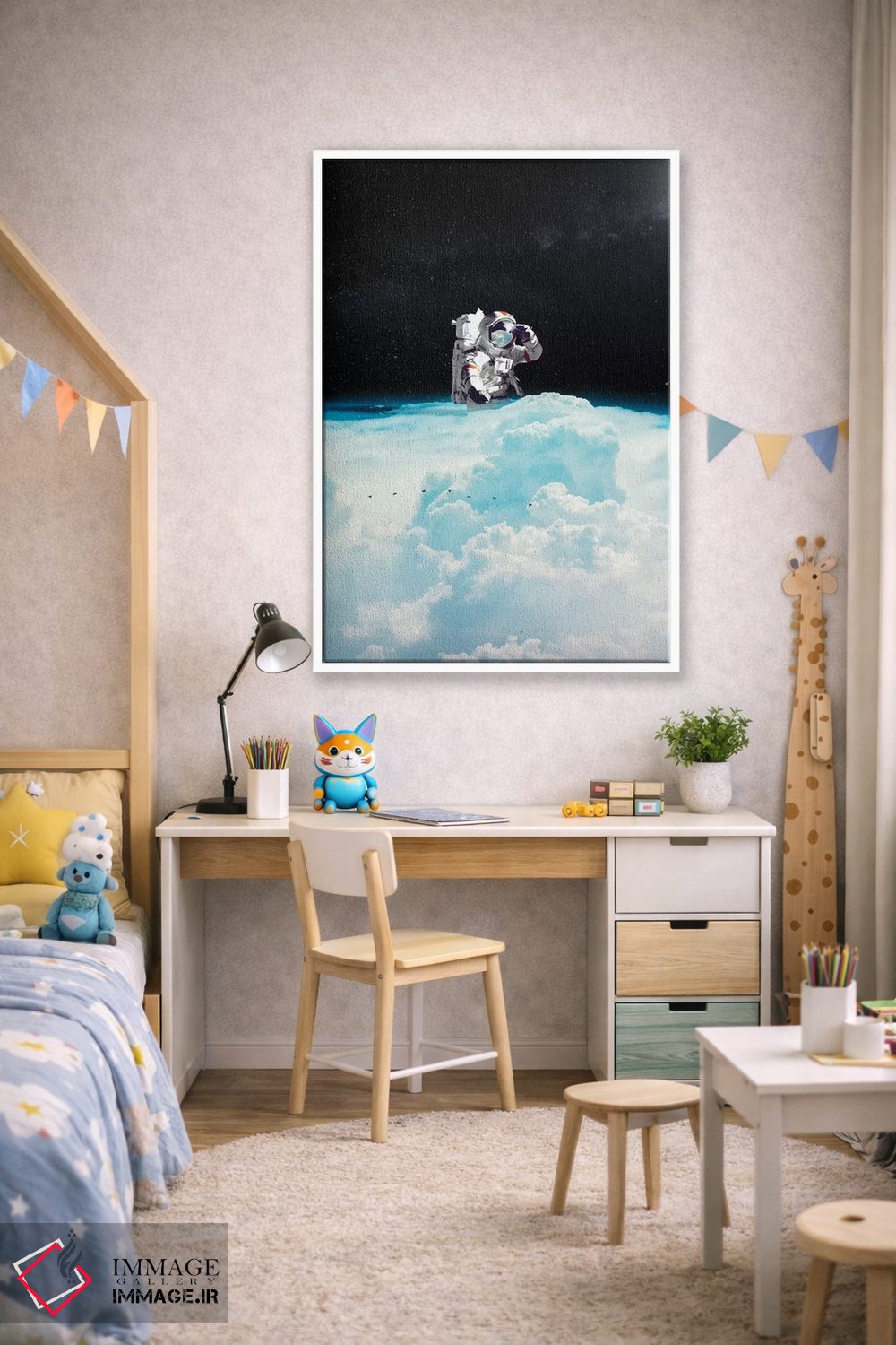 تابلو دکوراتیو جست وجو اثر نایس بلید - D1W