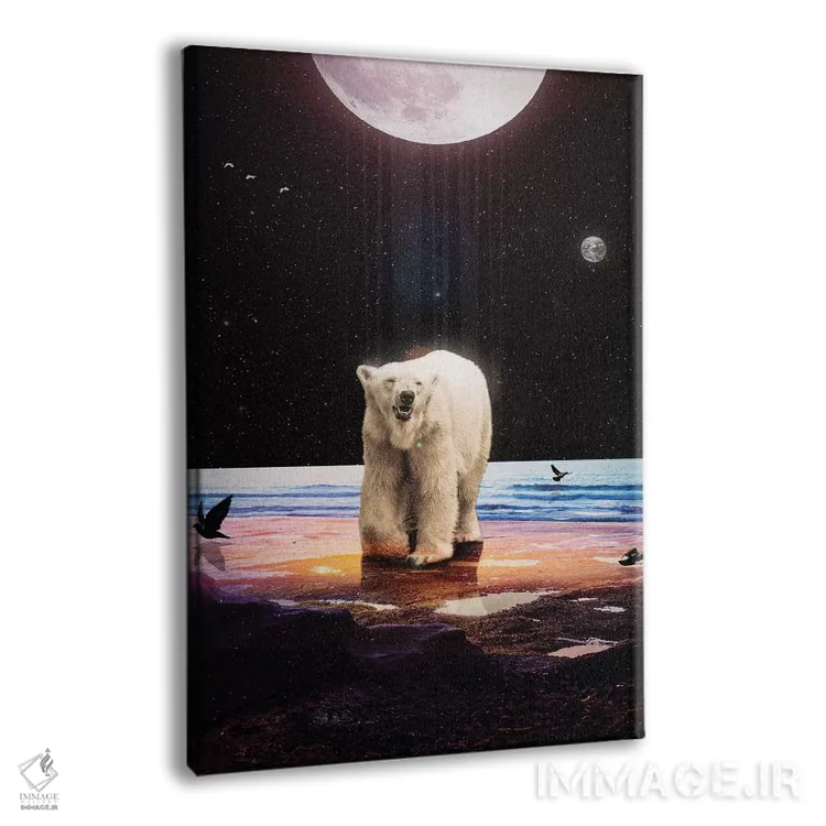 تابلو دکوراتیو روح تنها اثر نایس بلید - نمای پرسپکتیو محصول