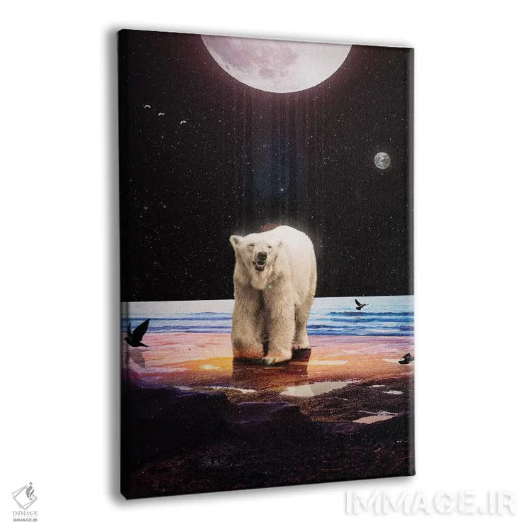 تابلو دکوراتیو روح تنها اثر نایس بلید - نمای پرسپکتیو محصول