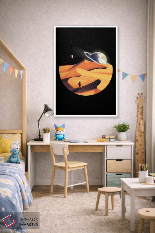 تابلو دکوراتیو سرگردان اثر نایس بلید - D3W