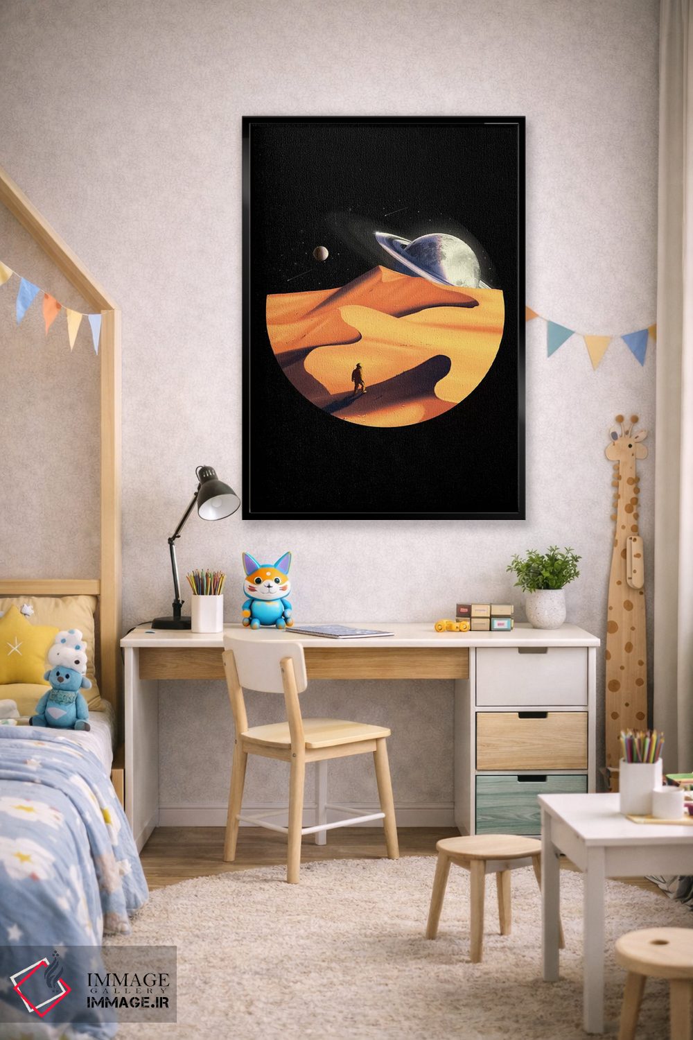 تابلو دکوراتیو سرگردان اثر نایس بلید - D4B