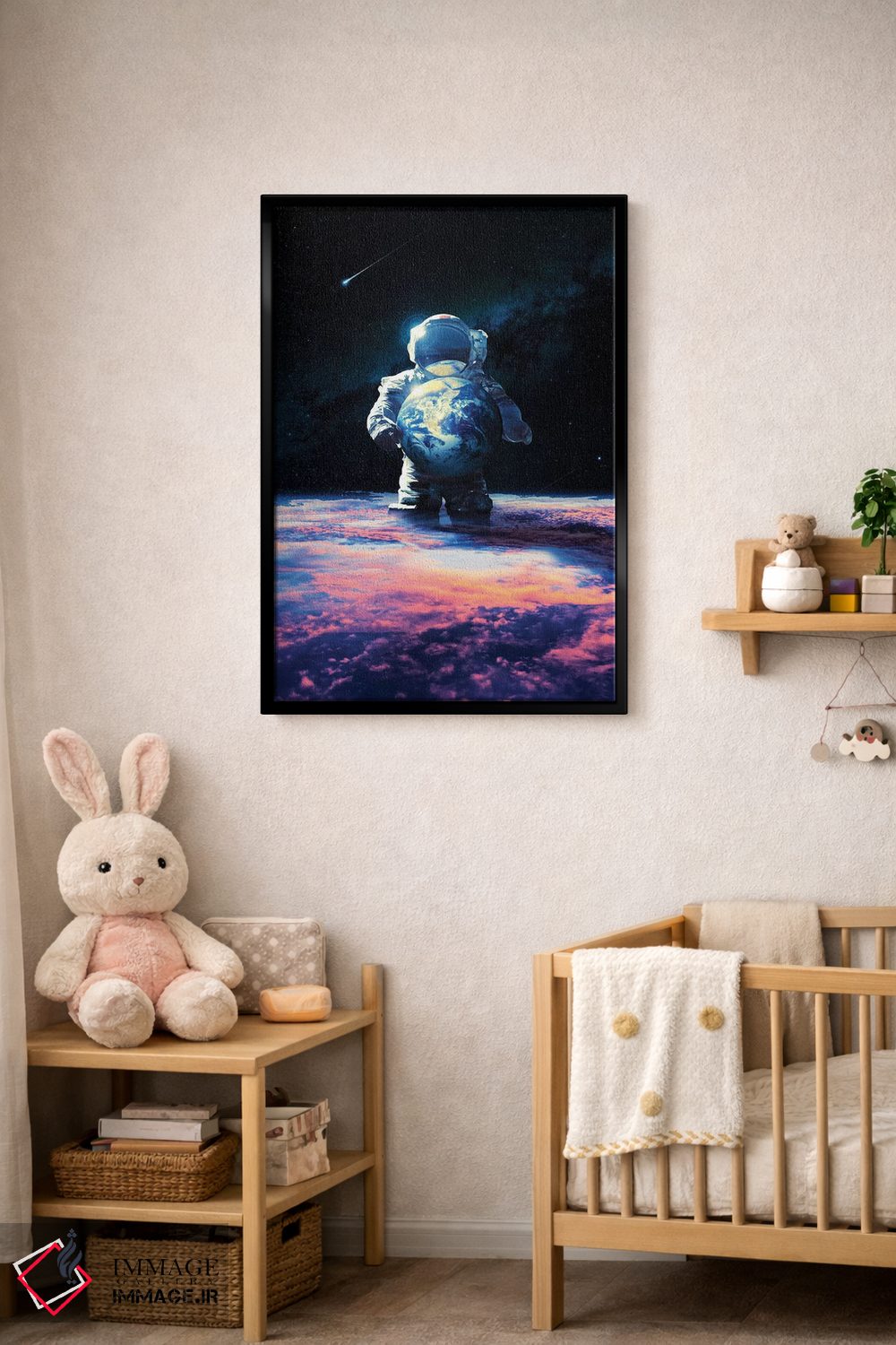 تابلو دکوراتیو پیاده شدن اثر نایس بلید - D4B