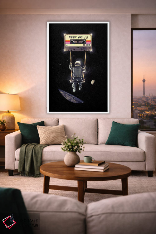 تابلو دکوراتیو میکس تیپ اعماق فضا اثر نایس بلید - D1W