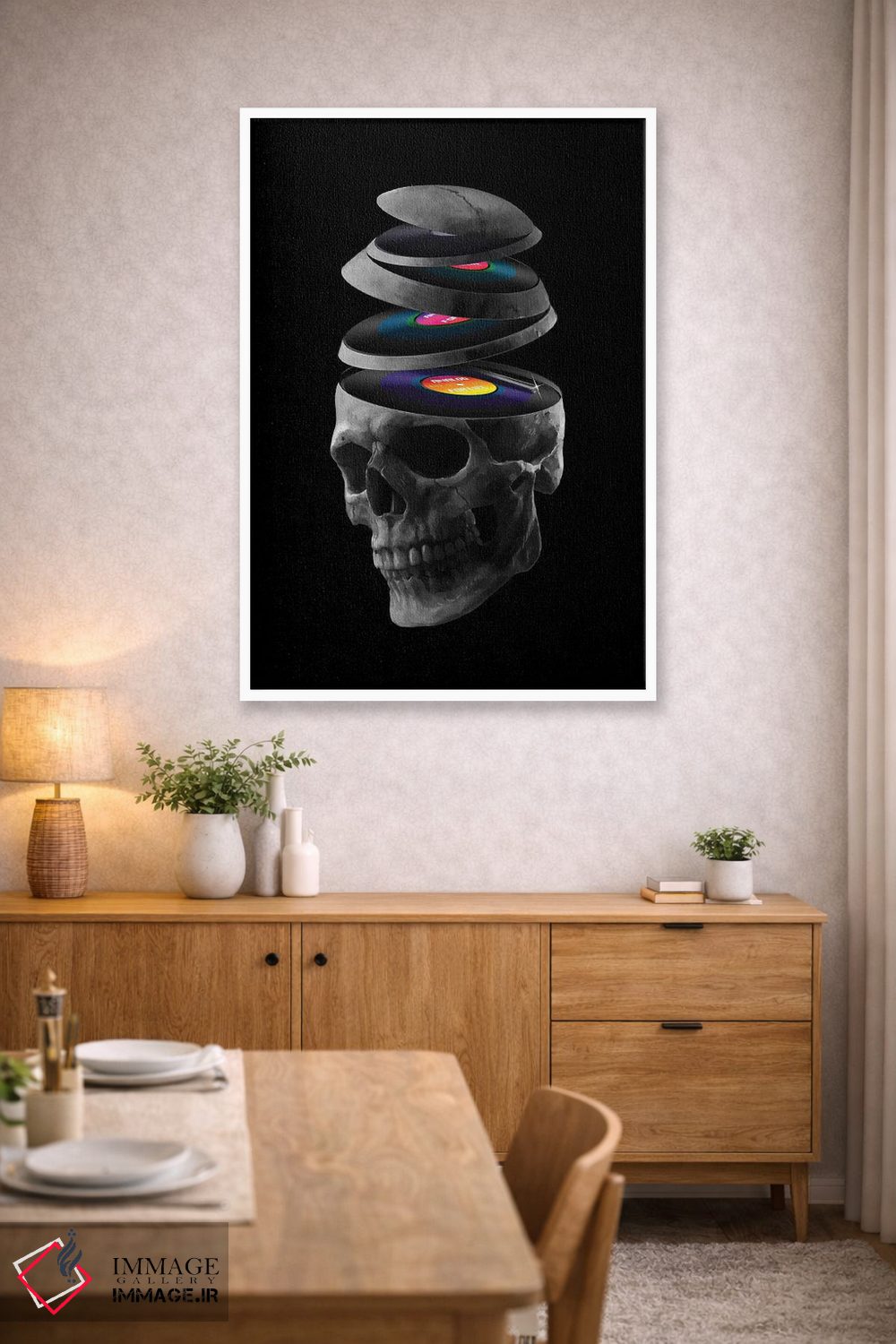 تابلو دکوراتیو رکوردهای مرده اثر نایس بلید - D4W