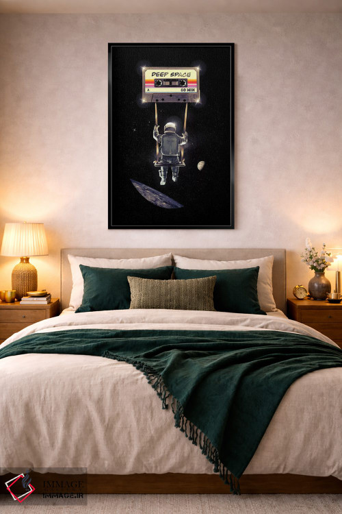 تابلو دکوراتیو میکس تیپ اعماق فضا اثر نایس بلید - D6B