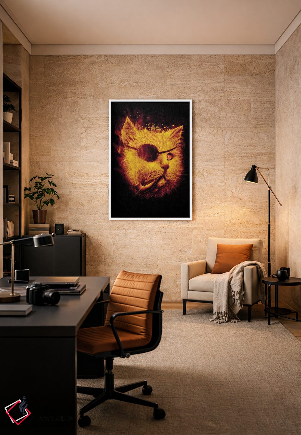 تابلو دکوراتیو چشم آیری اثر نایس بلید - D5W