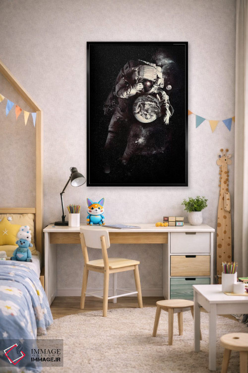 تابلو دکوراتیو در نهایت جهان کوچکی است اثر نایس بلید - D1B