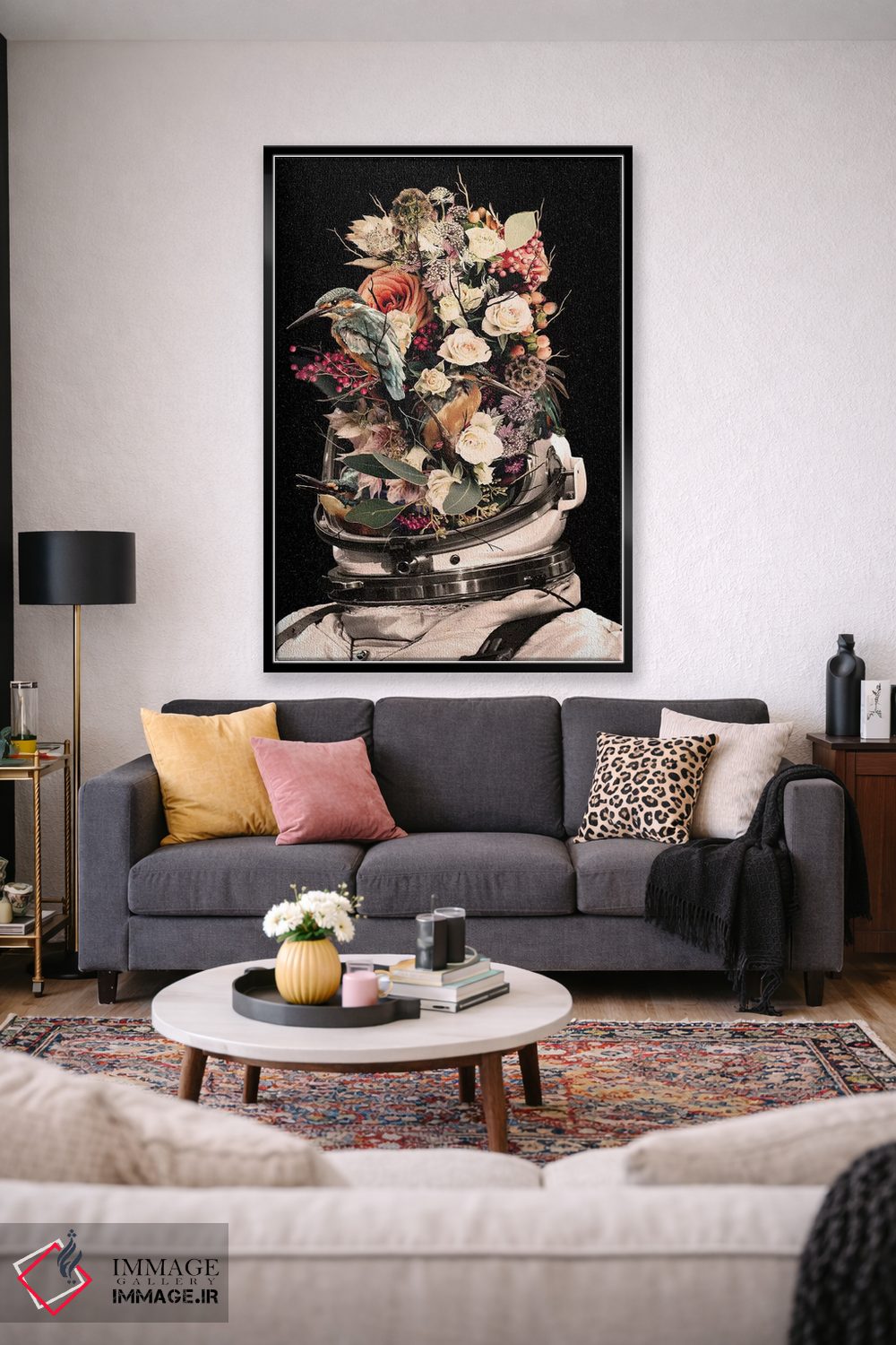 تابلو دکوراتیو شکوفه اثر نایس بلید - D2B