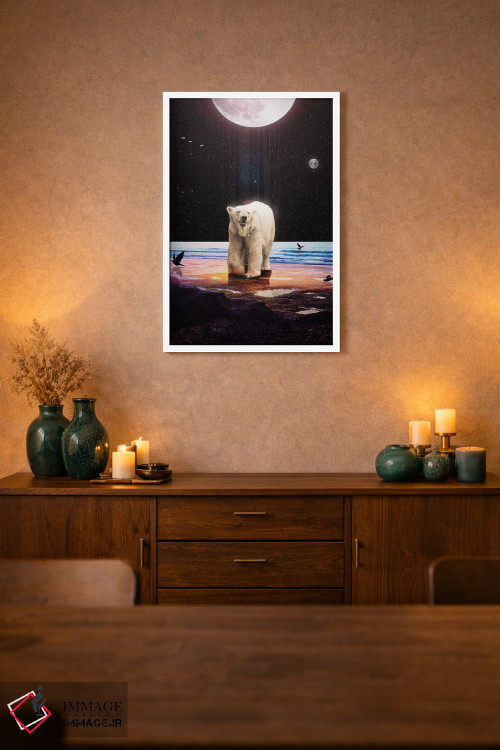 تابلو دکوراتیو روح تنها اثر نایس بلید - D3W