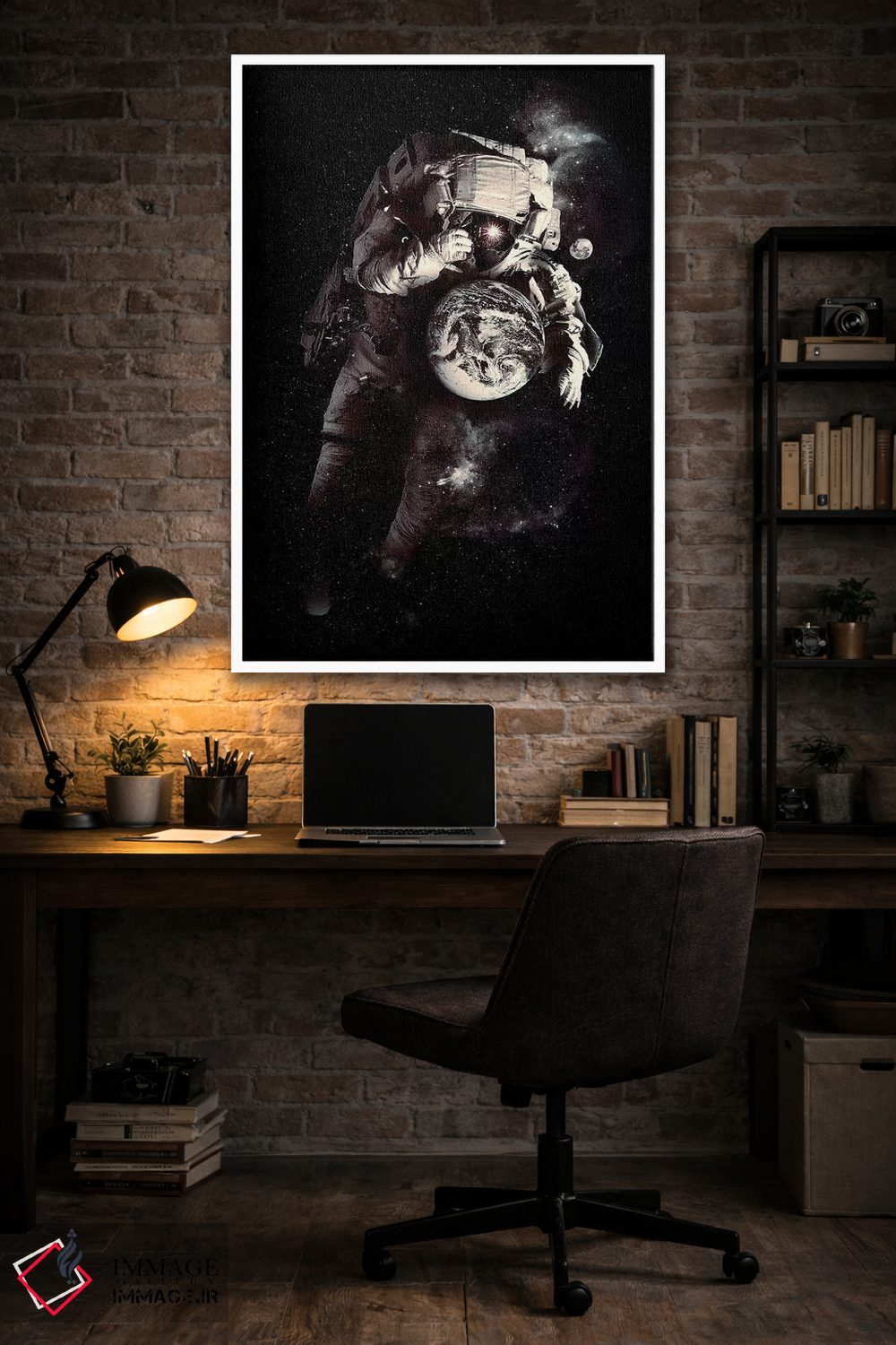 تابلو دکوراتیو در نهایت جهان کوچکی است اثر نایس بلید - D4W