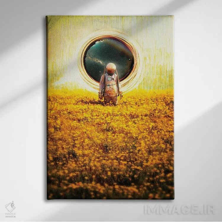 تابلو دکوراتیو دوباره می بینمت اثر نایس بلید - نمای روبهرو روی دیوار