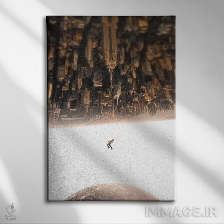 تابلو دکوراتیو رستگاری ۲ اثر نایس بلید - نمای روبهرو روی دیوار