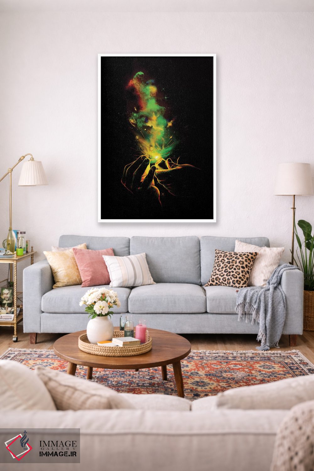 تابلو دکوراتیو روشنش کن! اثر نایس بلید - D1W