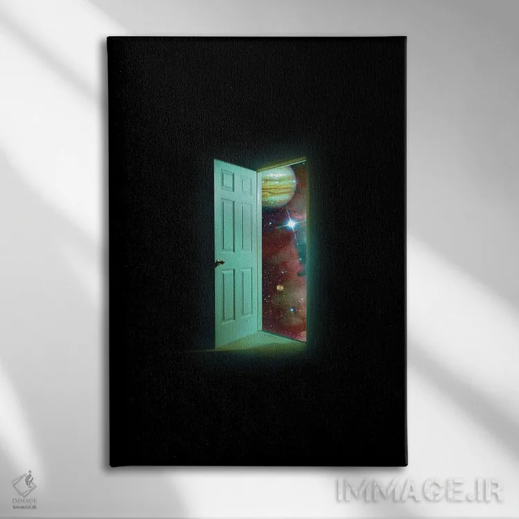 تابلو دکوراتیو در اثر نایس بلید - نمای روبهرو روی دیوار