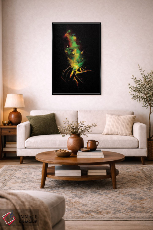 تابلو دکوراتیو روشنش کن! اثر نایس بلید - D4B