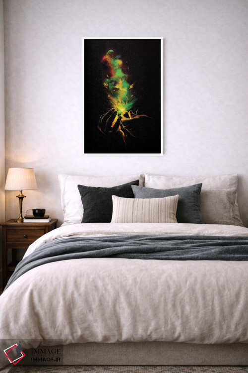 تابلو دکوراتیو روشنش کن! اثر نایس بلید - D6W