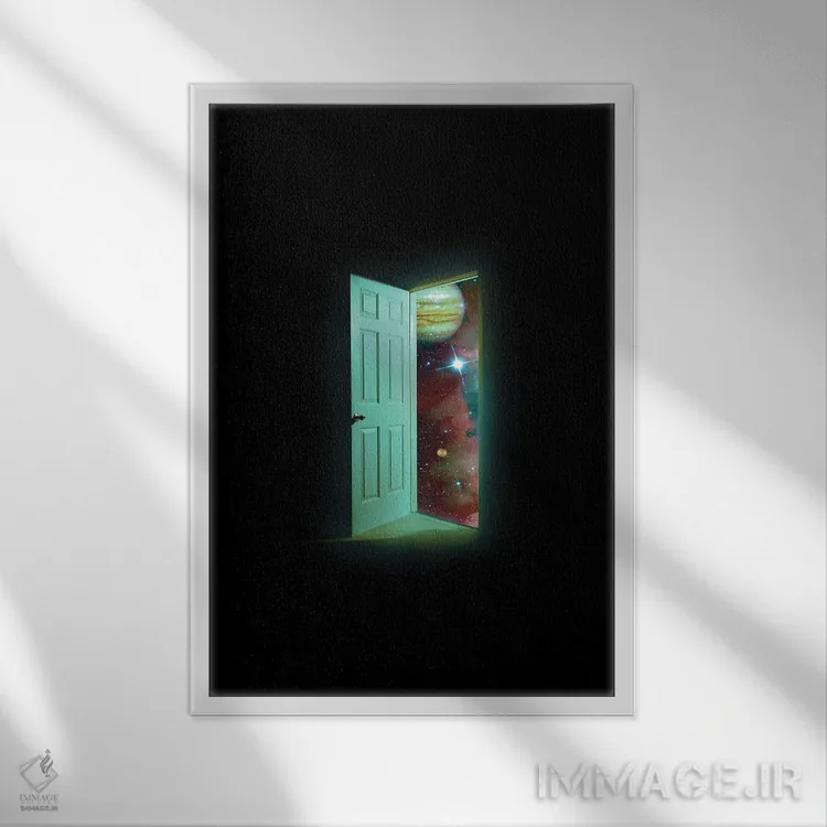 تابلو دکوراتیو در اثر نایس بلید - نمای قابدار سفید