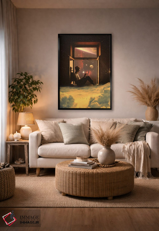 تابلو دکوراتیو واضح اثر نایس بلید - D3B