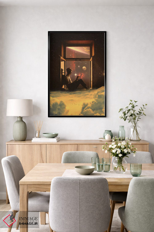 تابلو دکوراتیو واضح اثر نایس بلید - D6B