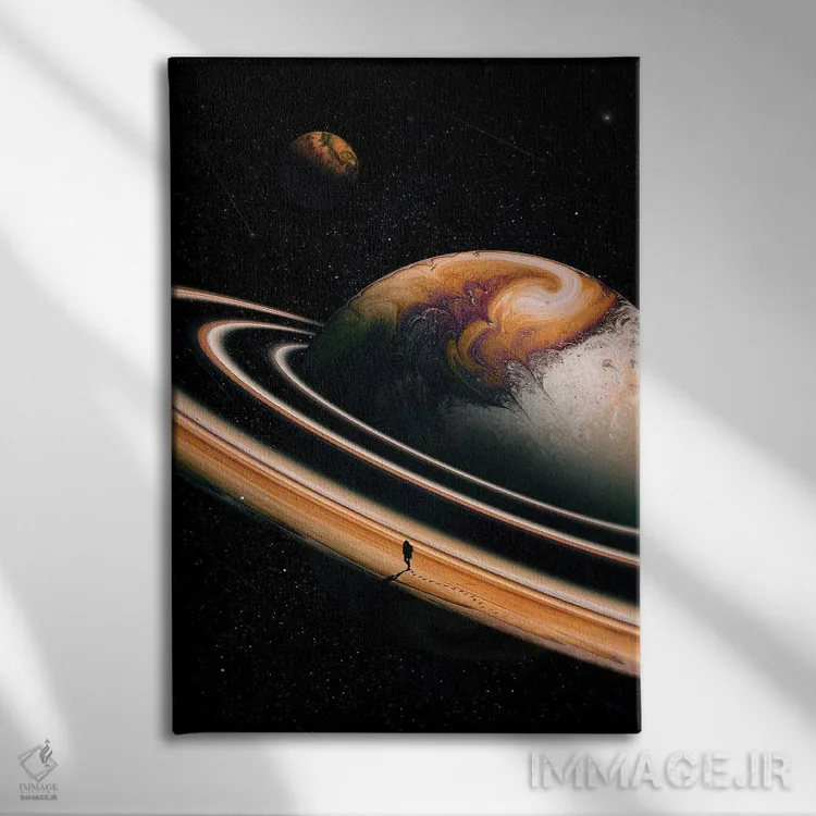 تابلو دکوراتیو سرگردانی اثر نایس بلید - نمای روبهرو روی دیوار