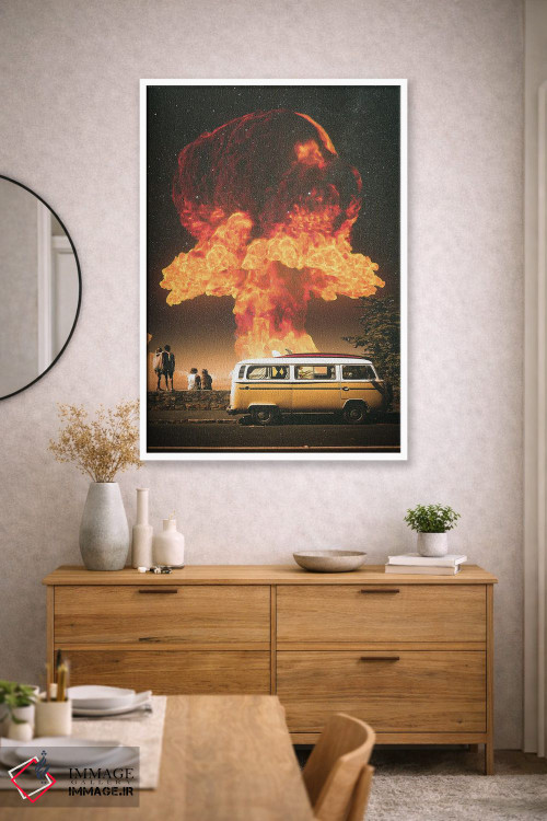 تابلو دکوراتیو توقف کوتاه اثر نایس بلید - D1W