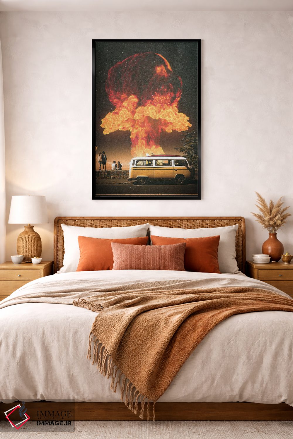 تابلو دکوراتیو توقف کوتاه اثر نایس بلید - D4B