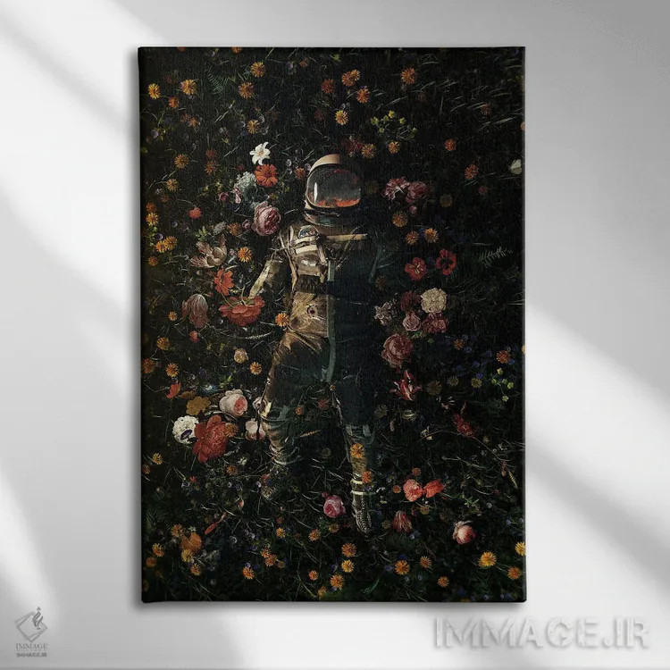 تابلو دکوراتیو لذت های باغ اثر نایس بلید - نمای روبهرو روی دیوار