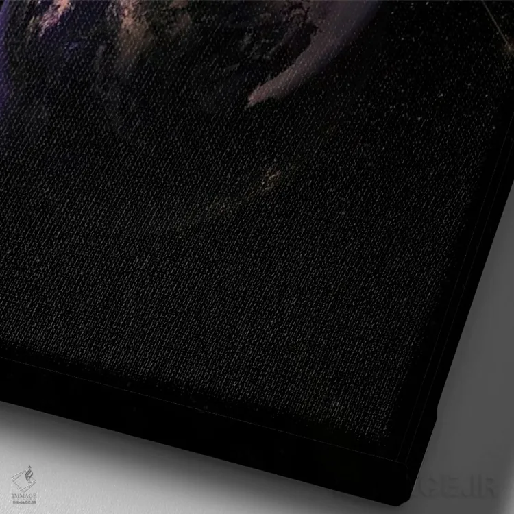 تابلو دکوراتیو نگهبان ۲ اثر نایس بلید - نمای نزدیک بافت بوم