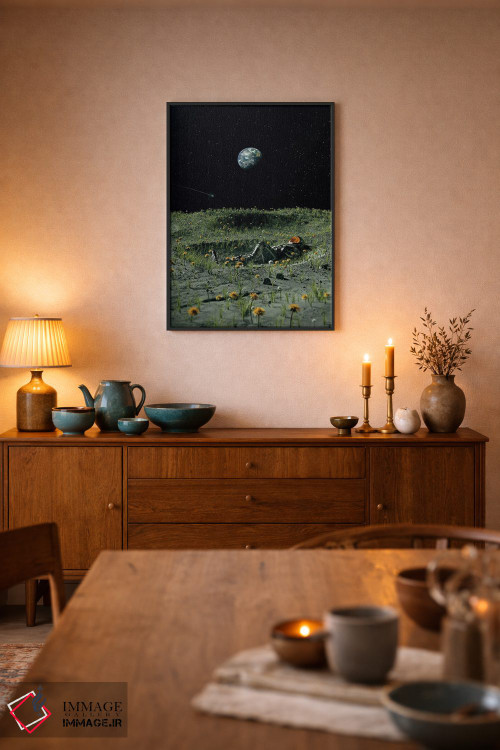 تابلو دکوراتیو خانه ای نو اثر نایس بلید - D6B