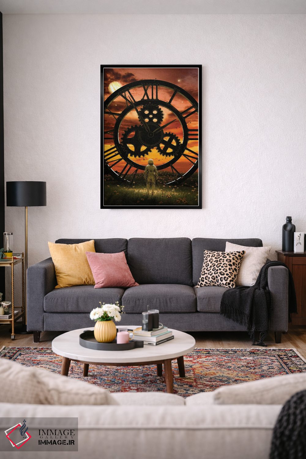 تابلو دکوراتیو زمان اثر نایس بلید - D4B