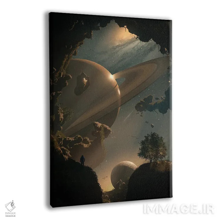 تابلو دکوراتیو جهانی نو اثر نایس بلید - نمای پرسپکتیو محصول