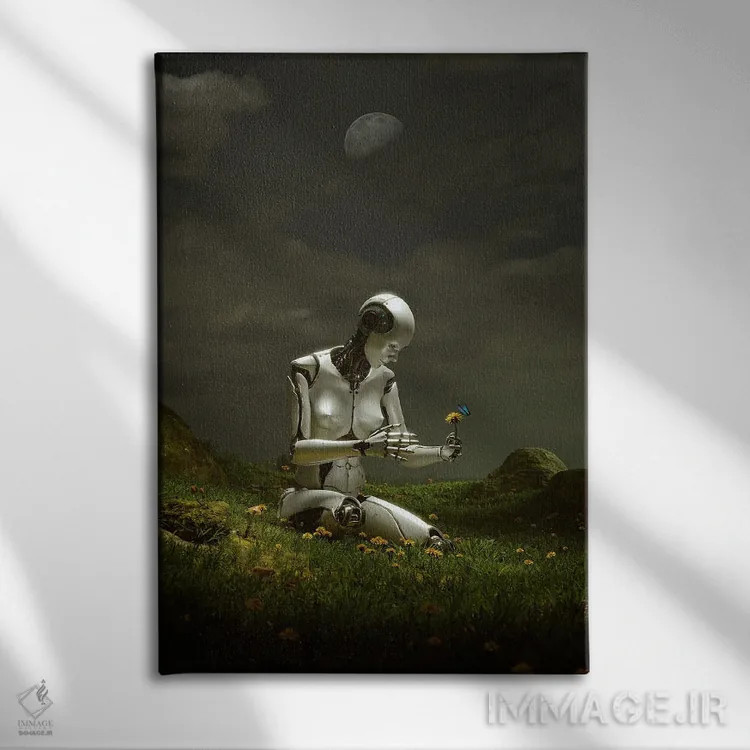 تابلو دکوراتیو آگاهی اثر نایس بلید - نمای روبهرو روی دیوار