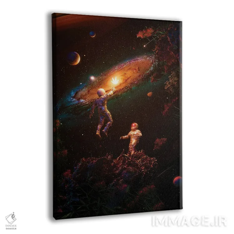 تابلو دکوراتیو دنبال نور برو اثر نایس بلید - نمای پرسپکتیو محصول