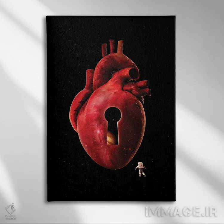 تابلو دکوراتیو گشایش اثر نایس بلید - نمای روبهرو روی دیوار