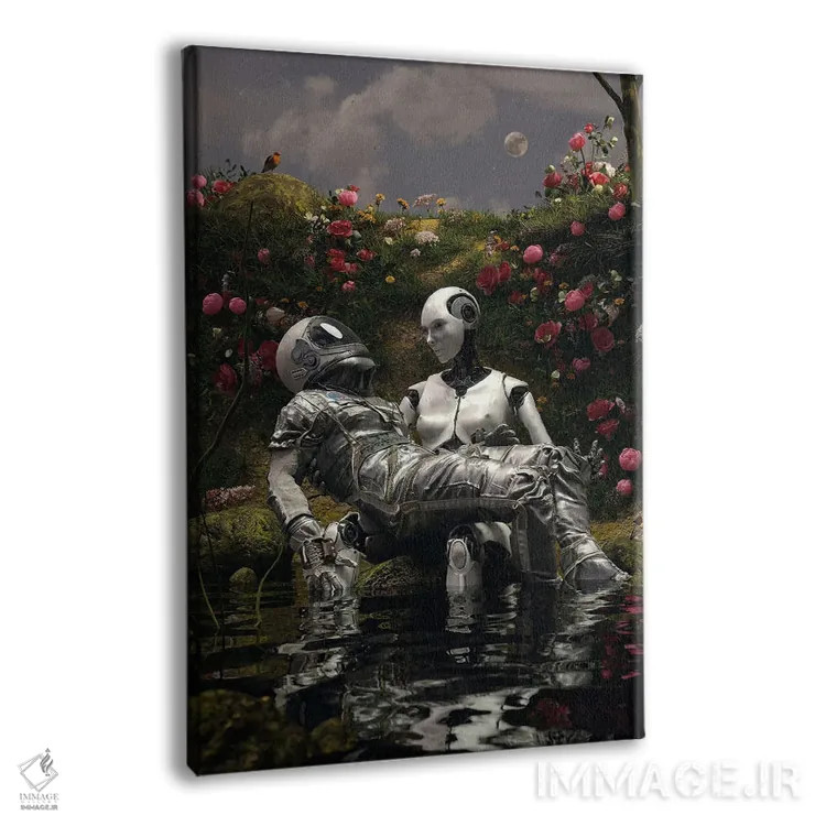 تابلو دکوراتیو پیتا اثر نایس بلید - نمای پرسپکتیو محصول