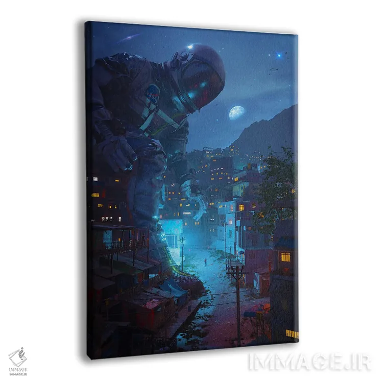 تابلو دکوراتیو قرار ملاقات ۲ اثر نایس بلید - نمای پرسپکتیو محصول