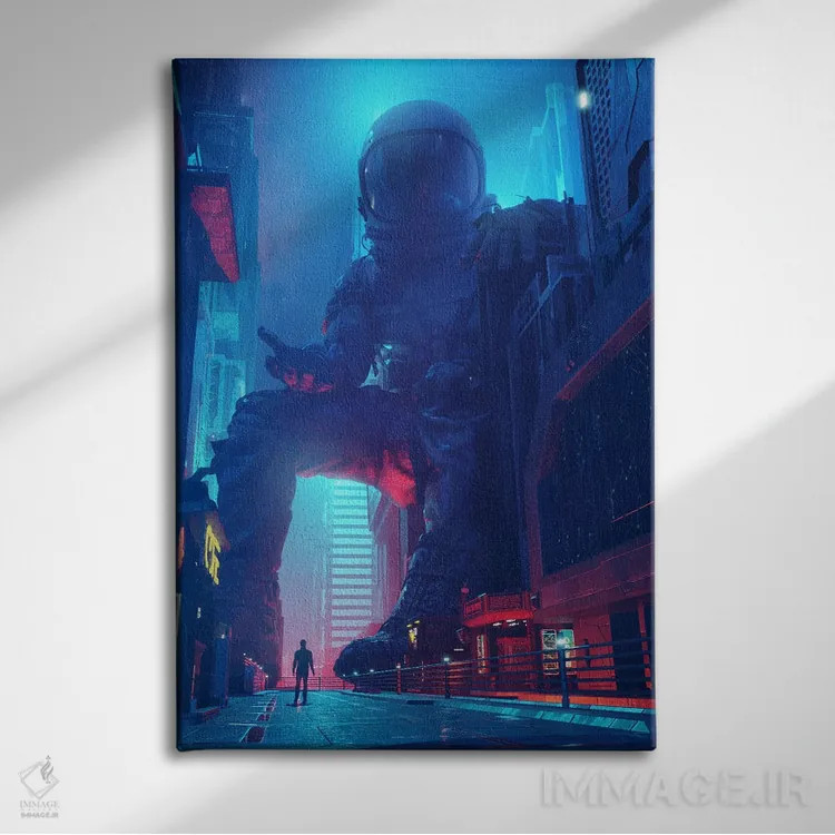 تابلو دکوراتیو دعوت اثر نایس بلید - نمای روبهرو روی دیوار