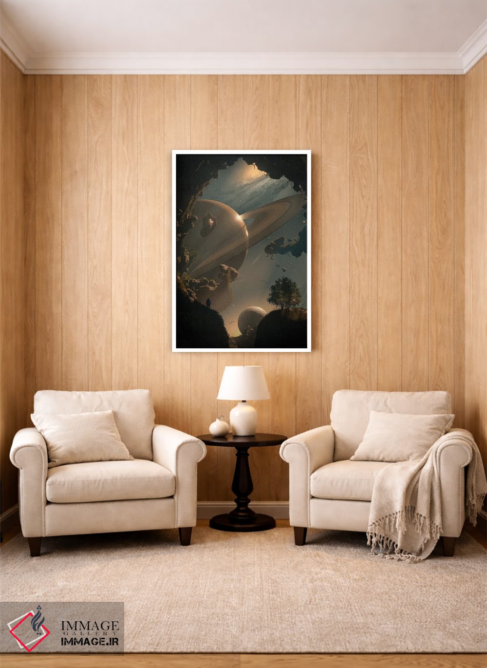 تابلو دکوراتیو جهانی نو اثر نایس بلید - D3W