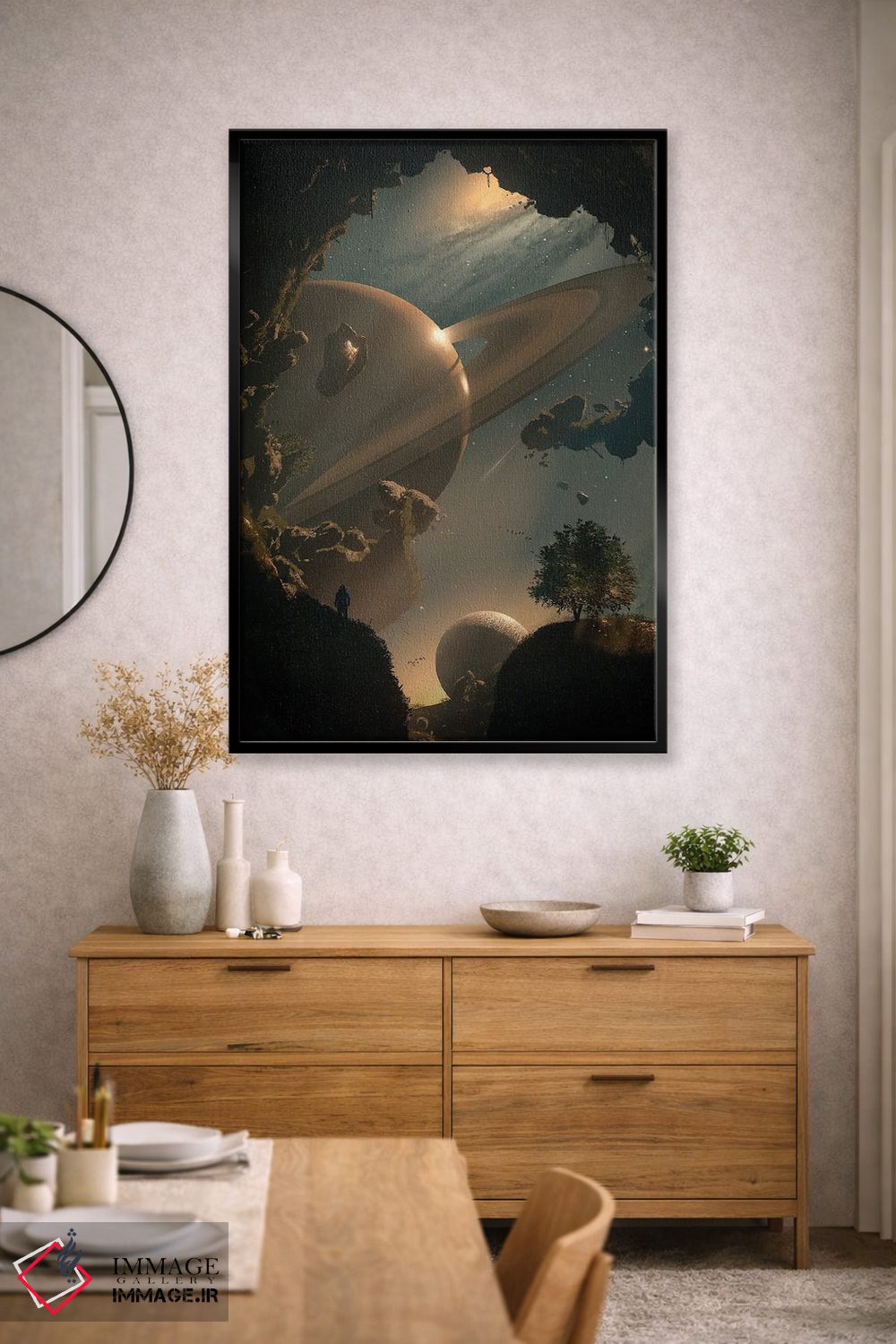 تابلو دکوراتیو جهانی نو اثر نایس بلید - D2B
