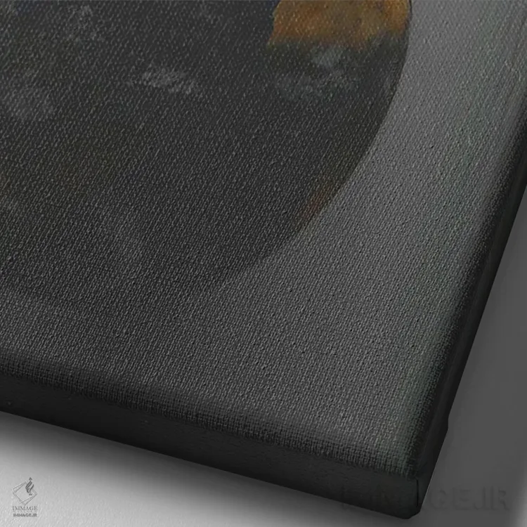 تابلو دکوراتیو عدالت اثر نایس بلید - نمای نزدیک بافت بوم