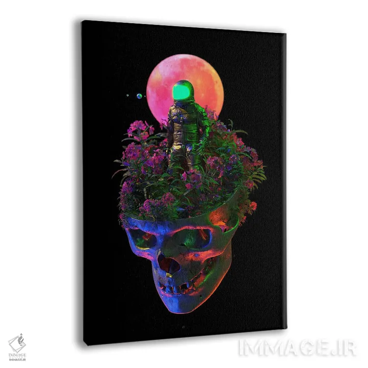 تابلو دکوراتیو تولد دوباره ۳ اثر نایس بلید - نمای پرسپکتیو محصول