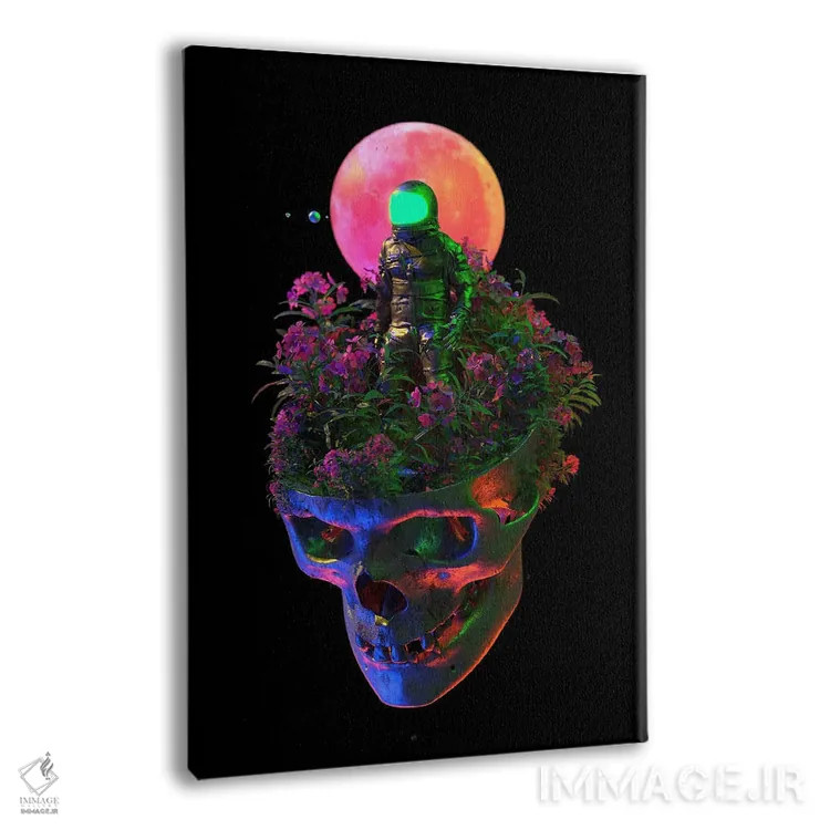 تابلو دکوراتیو تولد دوباره ۳ اثر نایس بلید - نمای پرسپکتیو محصول