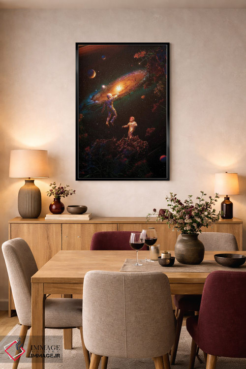 تابلو دکوراتیو دنبال نور برو اثر نایس بلید - D6B