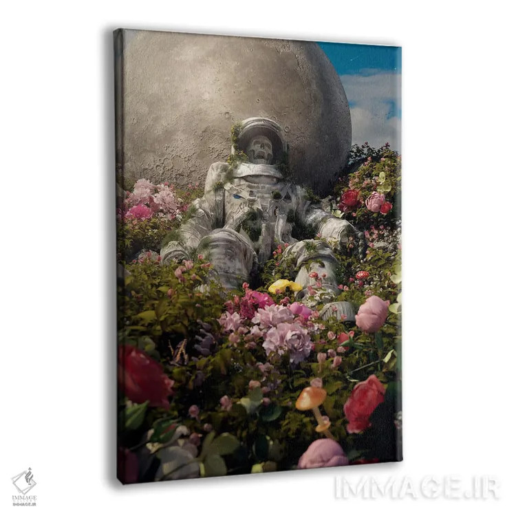 تابلو دکوراتیو آرامش جاودان اثر نایس بلید - نمای پرسپکتیو محصول