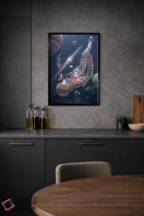 تابلو دکوراتیو ورود به فضا اثر نایس بلید - D1B